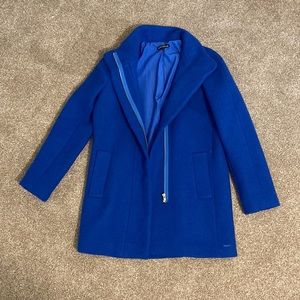 EUC Blue J Crew Mercantile City Coat Jacket - Size 0